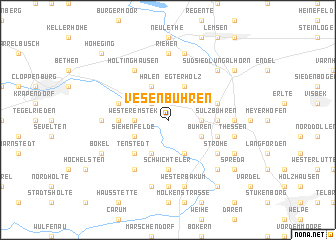 map of Vesenbühren