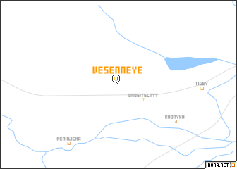 map of Vesenneye