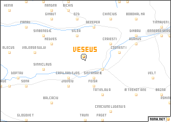 map of Veseuş