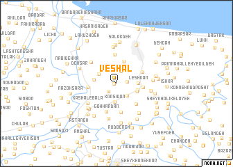 map of Veshāl