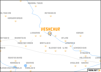 map of Veshchur