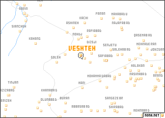 map of Veshteh