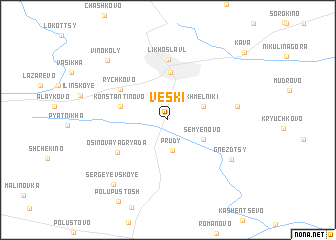 map of Veski