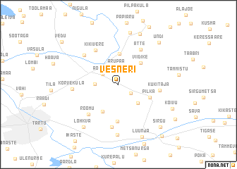 map of Vesneri