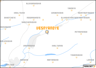 map of Vesnyanoye