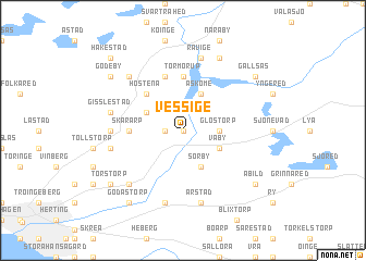 map of Vessige
