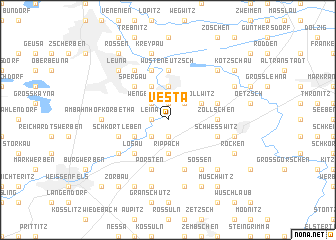 map of Vesta