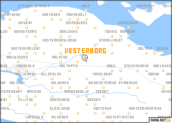 map of Vesterborg