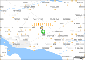 map of Vester Nebel