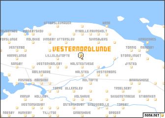 map of Vester Nordlunde