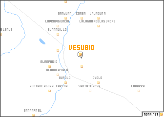 map of Vesubio
