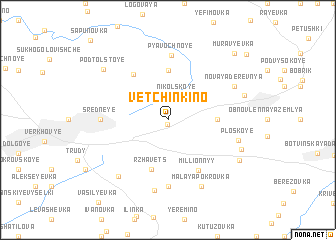 map of Vetchinkino