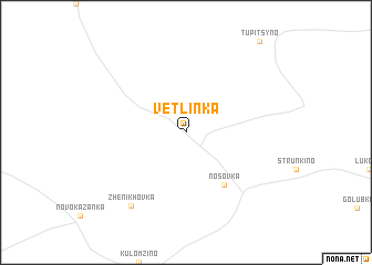 map of Vetlinka