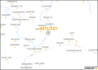 map of Vetlitsy