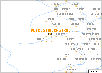 map of Vetreşti-Herăstrău
