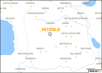 map of Vetriolo