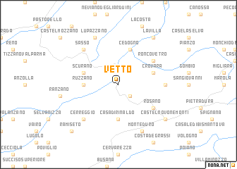 map of Vetto