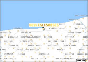 map of Veules-les-Roses