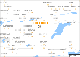 map of Vevelhult