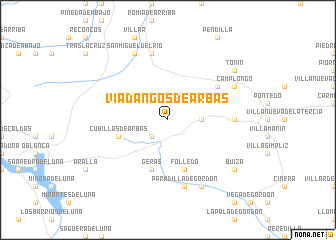 map of Viadangos de Arbas