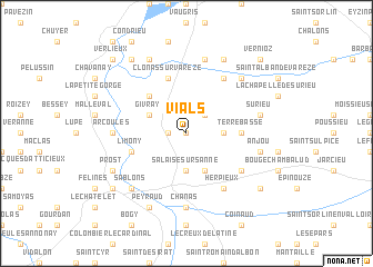 map of Vials