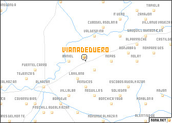 map of Viana de Duero