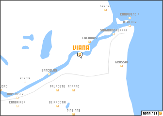 map of Viana