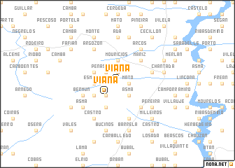map of Viana