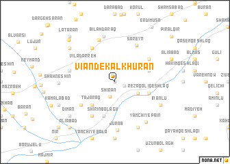 map of Vīānd-e Kalkhūrān