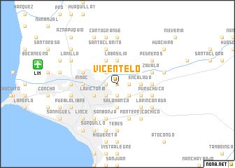 map of Vicentelo