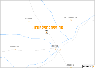 map of Vickers Crossing