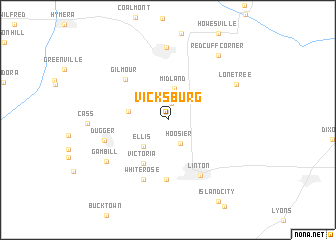 map of Vicksburg
