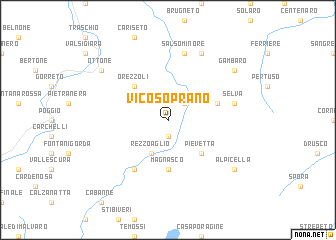 map of Vico Soprano