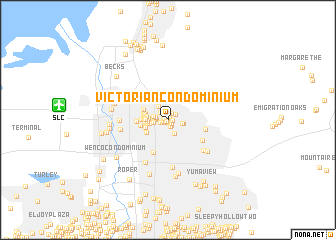 map of Victorian Condominium