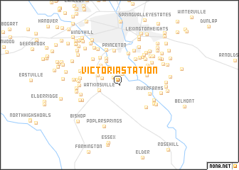 map of Victoria Station