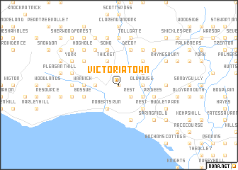 map of Victoria Town