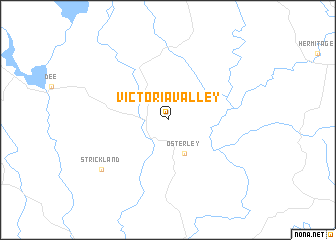 map of Victoria Valley