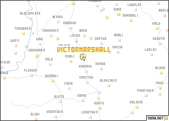 map of Victor Marshall