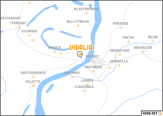 map of Vidalia