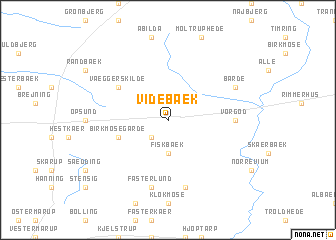 map of Videbæk