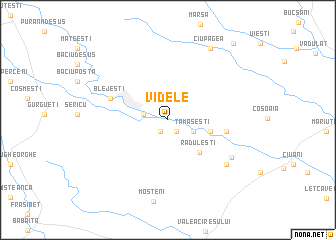 map of Videle