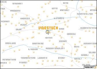 map of Videsyuch\