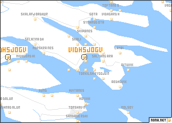 map of Við Sjógv