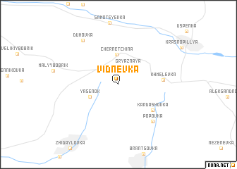 map of Vidnevka