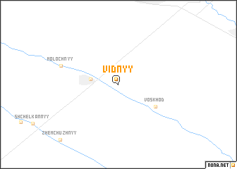 map of Vidnyy