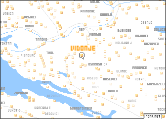 map of Vidonje