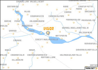 map of Vidor