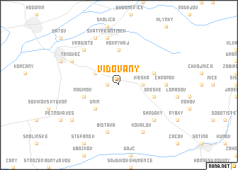 map of Vidovany