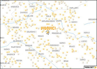 map of Vidovići