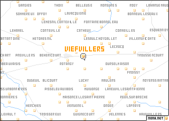map of Viefvillers